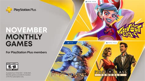 Playstation Plus Games For November Knockout City First Class Trouble