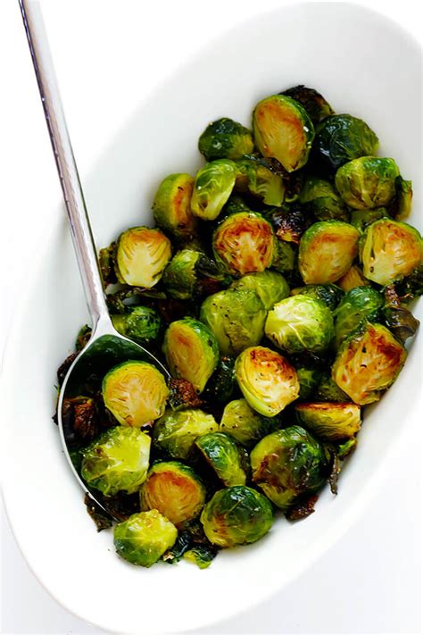 Carefully remove baking sheet from oven. Perfect Roasted Brussels Sprouts | Gimme Some Oven