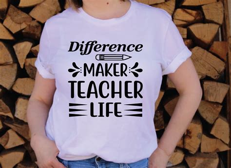 Difference Maker Teacher Life Graphic By Creativealomgir Creative