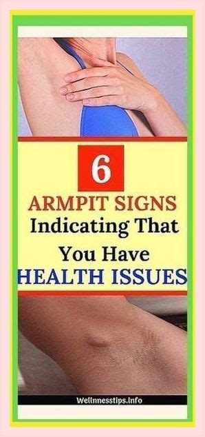 Armpit Signs Indicating That You Have Health Issues In Health