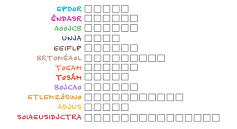 Se invita a un participante a colocar los nombres de 3 personajes bíblicos en orden cronológico en. Juegos de letras educativos para niños: Ideas nuevas y ...
