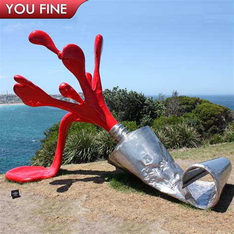 Famous Metal Art Statue Garden Stainless Steel Abstract Sculpture For