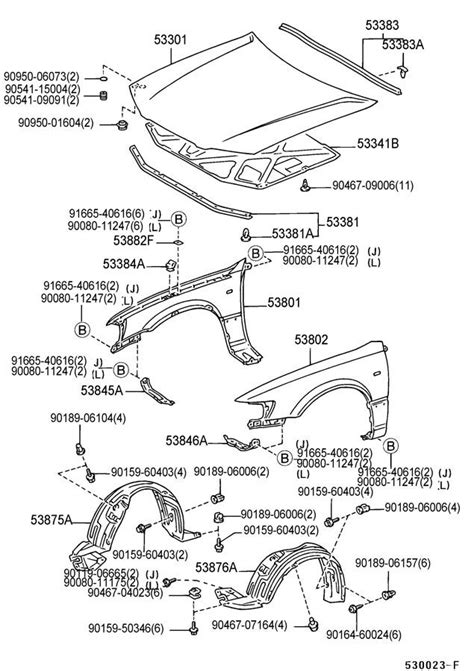 Toyota Camry Body Parts Diagram Ekerekizul