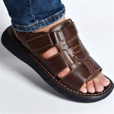 Enjoy free us shipping on all orders. 2019summer mens slippers genuine leather sandals outdoor ...