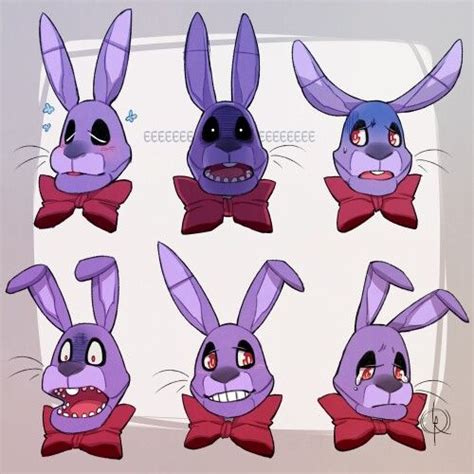Bonnie The Bunny From Five Nights At Freddys Fnaf Drawings Fnaf