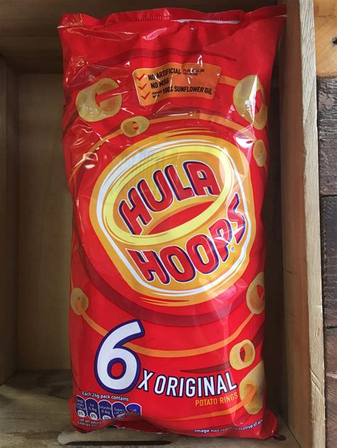 Hula Hoops Original Potato Ring Crisps 6 Pack 6x24g And Low Price Foods Ltd
