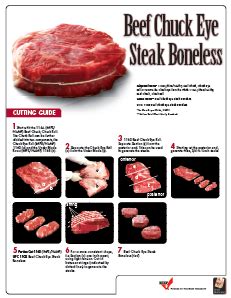Chuck steaks come from the portion of beef located in the chest and front leg portion, which is naturally lean and tough. Chuck Roast - Chefs Resources