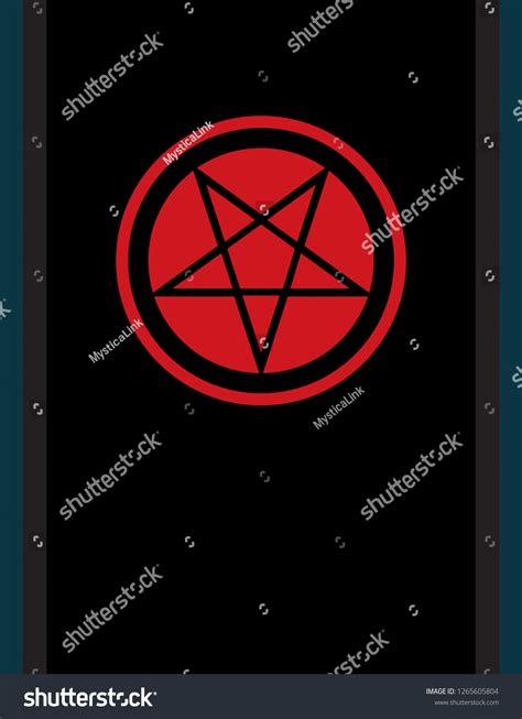 The Pentacle Of Dark Art The Title Pentagram Royalty Free Stock