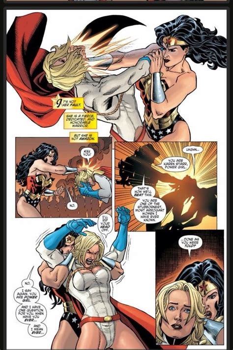 Powergirl Vs Wonder Woman 7 Wonder Woman Comic Wonder Woman Power Girl