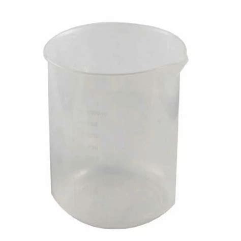 Labequip White Plastic Beakers 1000 Ml Class For Chemical Laboratory Rs 30 Piece Id