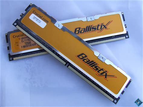 Crucial Ballistix PC2-6400 DDR2 1GB Kit | Appearance | Memory | OC3D Review
