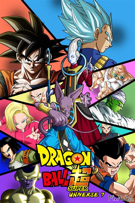 Universe 7 Team By M A N42 Dragon Ball Super Manga Dragon Ball Art