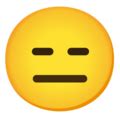 Copy and paste emoji to facebook, twitter, instagram, snapchat, tumblr. Expressionless Face Emoji