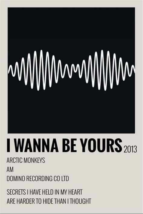 I Wanna Be Yours Album Cover Arctic Monkeys Am Drct Music