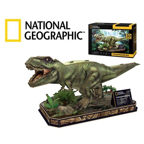 Puzzle 3d Tyrannosaurus Rex National Geographic World Brands
