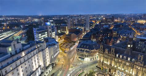 Leeds united official retail website. Leeds city centre skyline at night - RadcliffesLeBrasseur LLP