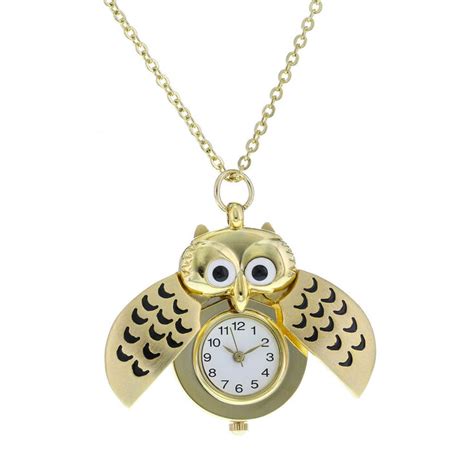 Watch this video to see how easy it is to style your new favorite necklace (and bracelets!) wear it at multiple lengths. Gold Owl Watch Locket Necklace | Claire's