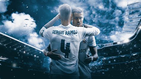 Cristiano Ronaldo And Sergio Ramos Wallpaper By Mohamedalaagfx On