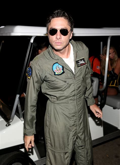 Zach Braff As Maverick From Top Gun Celebrity Halloween Costumes 2016