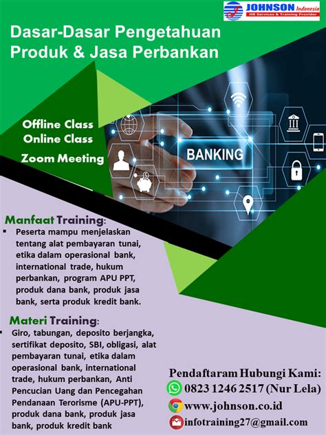 Jadwal Training Dasar Dasar Pengetahuan Produk And Jasa Perbankan