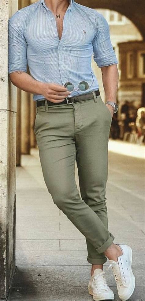 Pin By Mikoy Martinez On Khaki Chinos Men Outfit Mens Dress Outfits