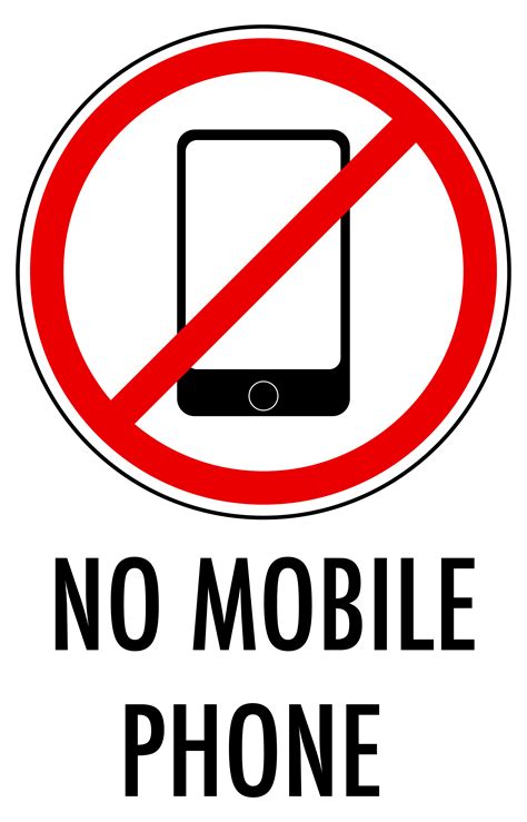 No Mobile Phone Vector Art Icons And Graphics For Free Download
