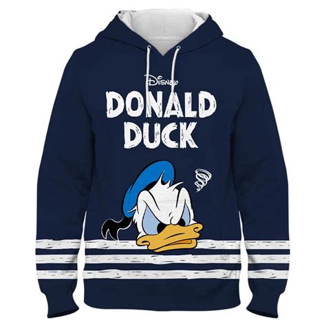 Don Donald Fauntleroy Duck Daisy Duck Mens Hoodies Cartoon Anime