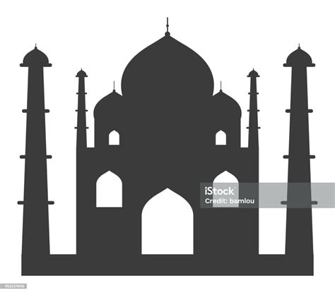 Ilustración De Taj Mahal Icono Y Más Vectores Libres De Derechos De Taj