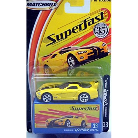 Matchbox 35th Anniversary Superfast Dodge Viper Gts R Global Diecast