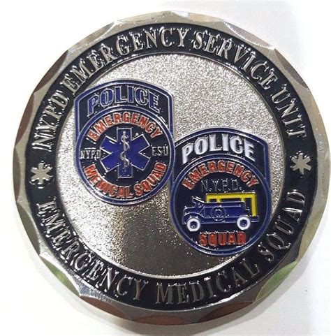 Nypd Challenge Coin Esu Medical Squad 1817697070