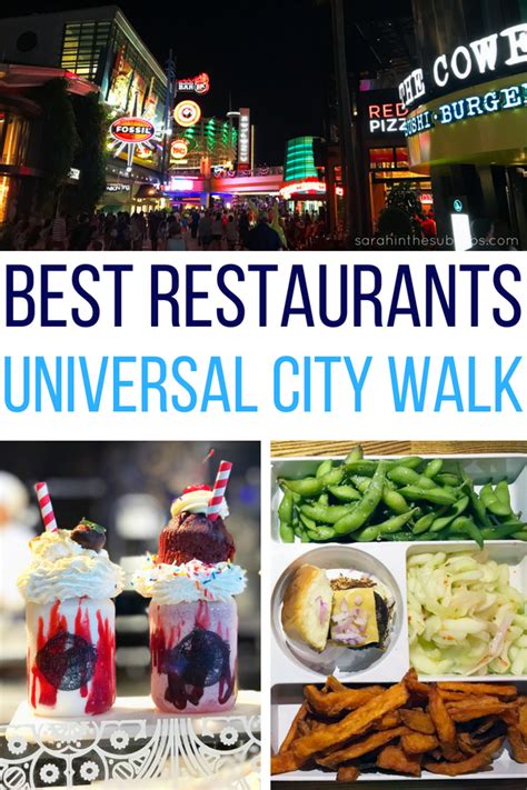 Dining in redwood city, california: Best Restaurants at Universal City Walk - Sarah in the Suburbs
