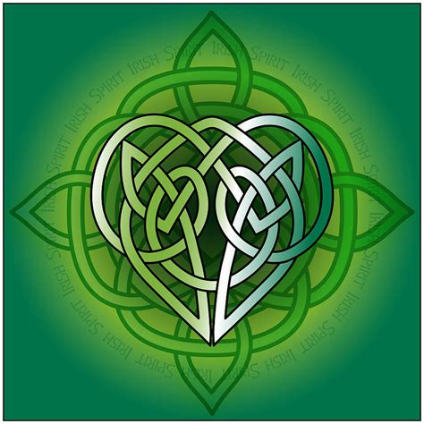 Celtic Heart With Diamond Digital Art By Ireland Calling Pixels