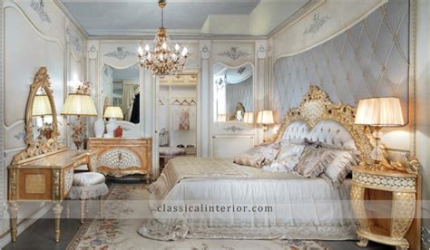Golden Bedroom Go001btop And Best Italian Classic Furniture