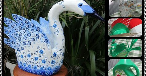 How To Make Swan For Garden From Plastic Bottle Crazzy Craft
