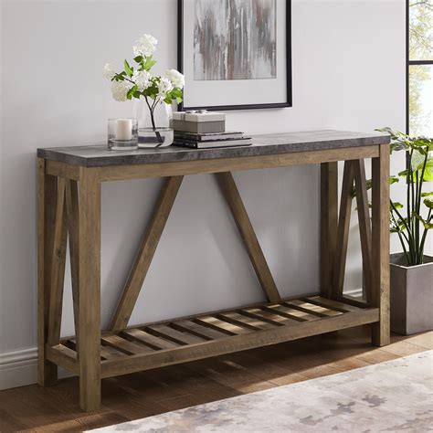 52 Rustic Entry Console Table Jane