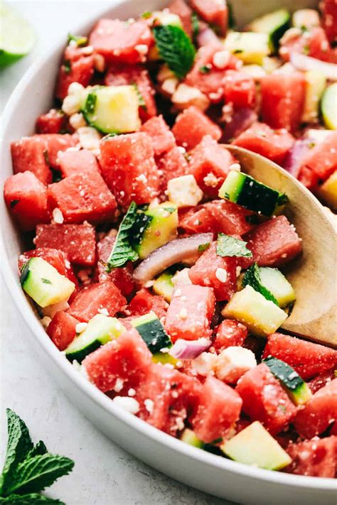 Mouthwatering Watermelon Salad With Feta The Recipe Critic