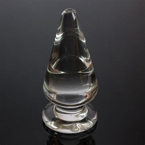 Oversized Anal Masturbation Anal Plug Glass Butt Plug Crystal King 6 Cm