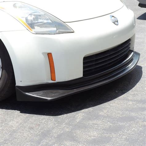 2003 2005 Nissan 350z Front Bumper Lip Nismo Style Poly Urethane Blf