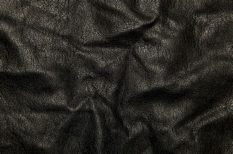 Hd Wallpaper Leather Black Background Texture Wrinkles Cracks