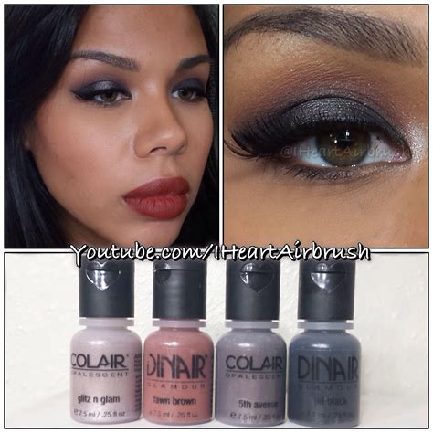 Airbrushed A Full Neutral Smokey Eye Look Using Dinair Airbrush Makeup Check Out The Tutorial
