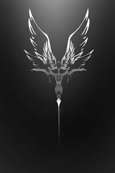 Download Dark Angel Silver Logo Wallpaper