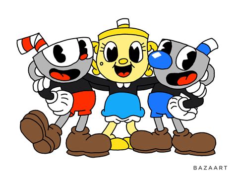 Cuphead And Mugman By Diuky On Deviantart Png Freeuse
