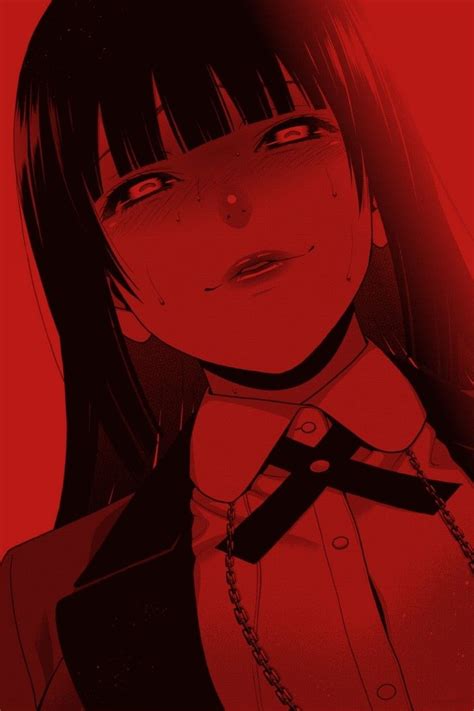 Yumeko Jabami Icon In 2021 Red Aesthetic Anime Aesthetic Pictures