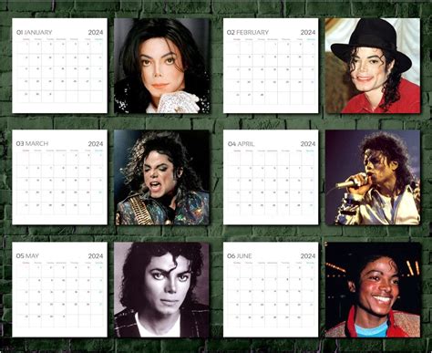 Michael Jackson Calendar 2024 Celebrity Calendar Michael Jackson 2024