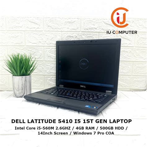 Dell Latitude E5410 Intel Core I5 560 4gb Ram 500gb Hdd Used Laptop