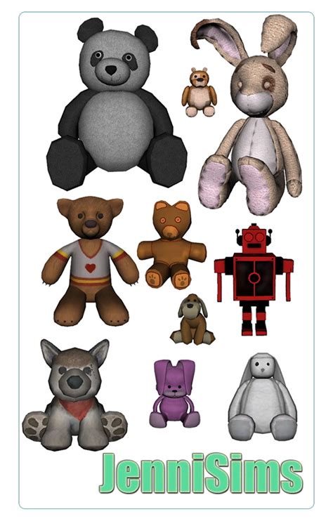 Stuffed Animals 10 Items At Jenni Sims Sims 4 Updates