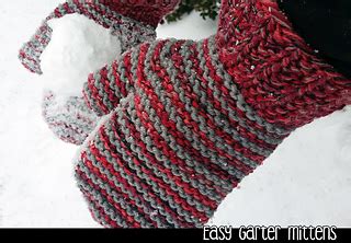 You will need to know the following techniques to knit these mittens. Ravelry: Easy Garter Mittens 2 Needles pattern by Aunt ...