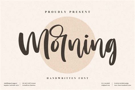 Morning Font Dfonts