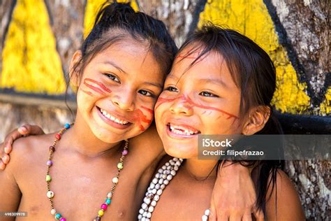 Cute Native Brazilian Girls In Amazon Brazil Stock Photo And More