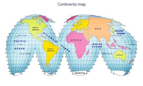 Actual Size Of Continents World Map Boston Massachusetts On A Map My
